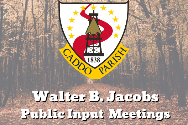 Caddo Parish hosting community input meetings on Walter B. Jacobs Memorial Nature Park